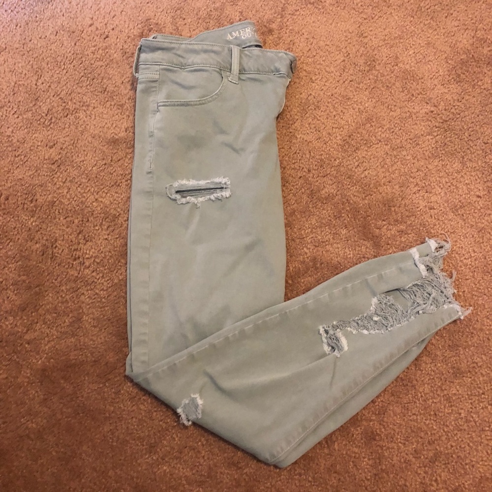 american eagle super stretch skinny jeans